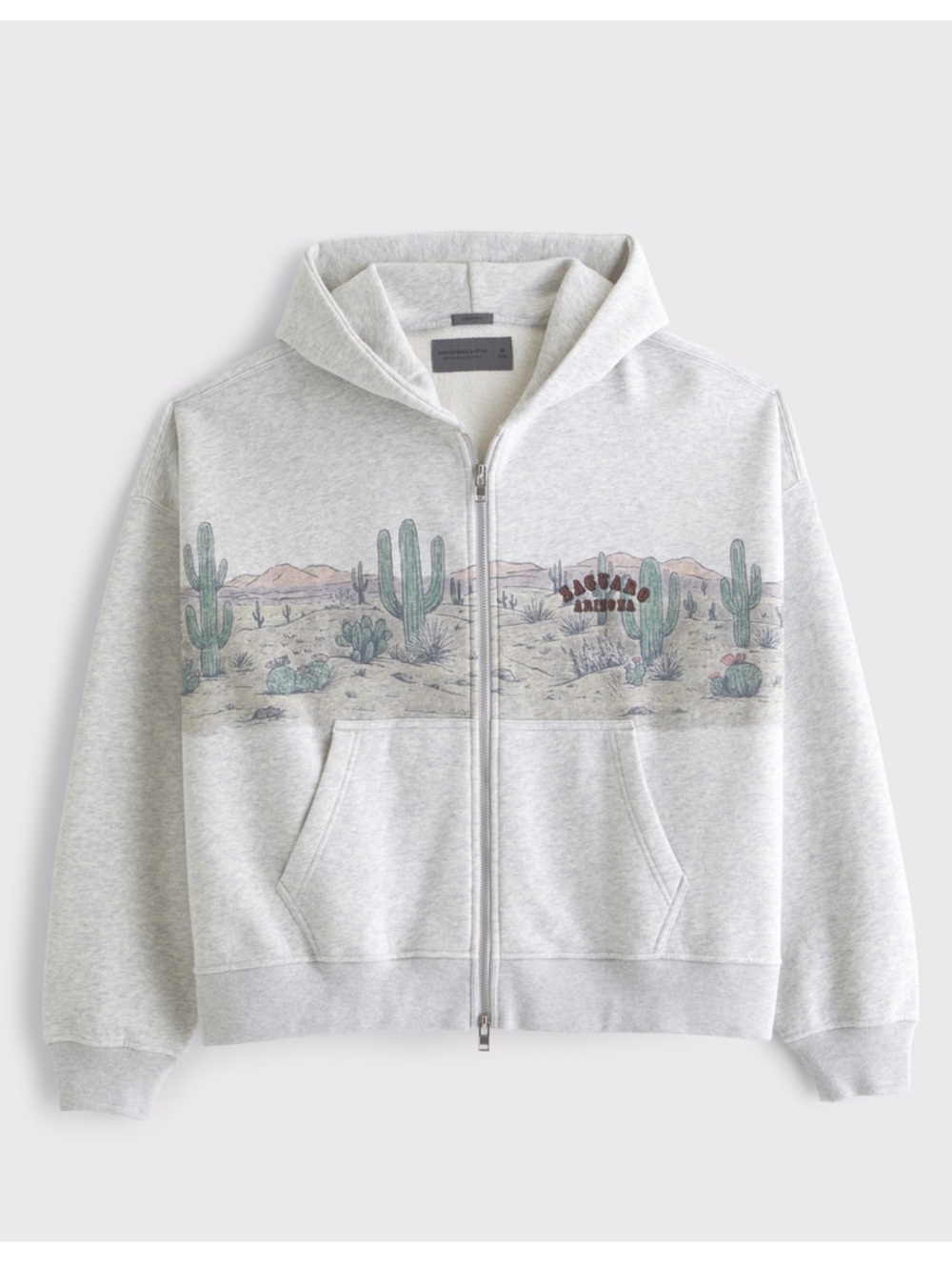 NWT Abercrombie & Fitch Western Full-Zip Hoodie